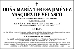 María Teresa Jiménez Vásquez